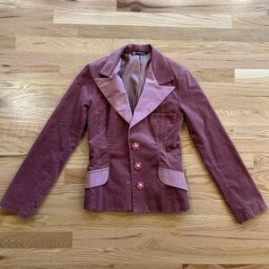 Rinascimento‎ Mauve Blazer with Pink Accents size small